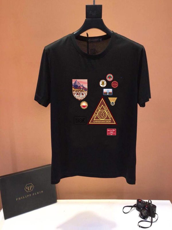[DIOR] (Fat Gospel) 2023 official website of the same style. World-renowned luxury brand. Summer men's (double mercerized) high-quality ? goods set - Image 6