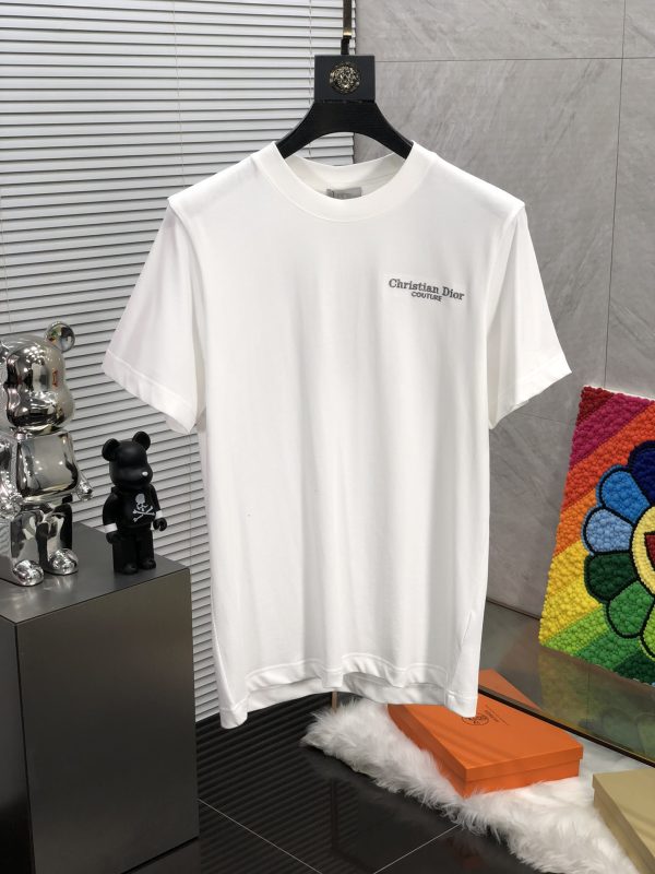 Dior? SS spring and summer new short-sleeved T-shirts, available at counters at the same time, imported pure cotton fabrics for customers, comfortable and breathable - Image 2