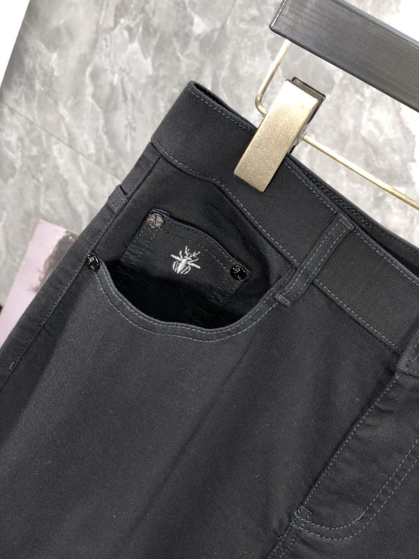 Dior Exclusive Backdrops! high quality! Non-market currency! 2023 spring and summer new hot style jeans, imported custom fabrics, classic version, classic jeans color, - Image 7