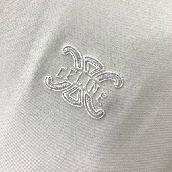Celine 2023 summer new product ?fashionable round neck and short sleeves ?advanced custom all-match style counter classic element design - Image 6
