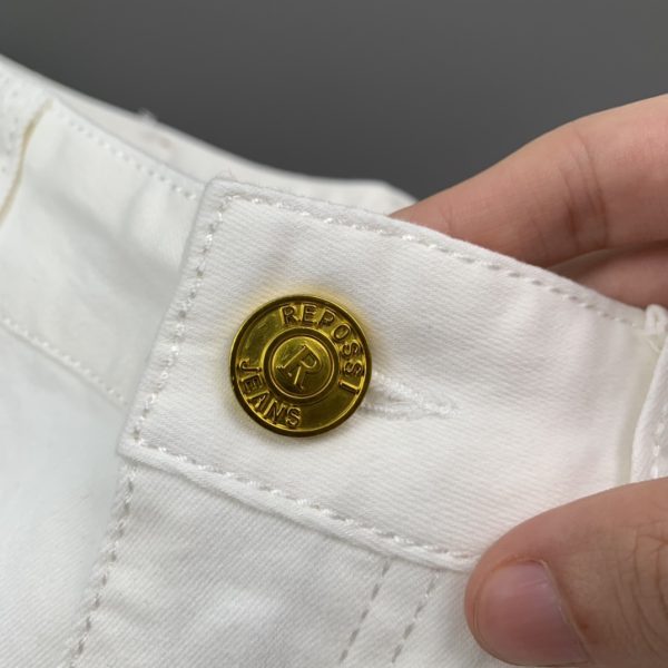 CELINE 2023 spring and summer new men's jeans The fabric has good elasticity. Exclusive sale, official website synchronization, fashion and elegance, heavy craft design - Image 6
