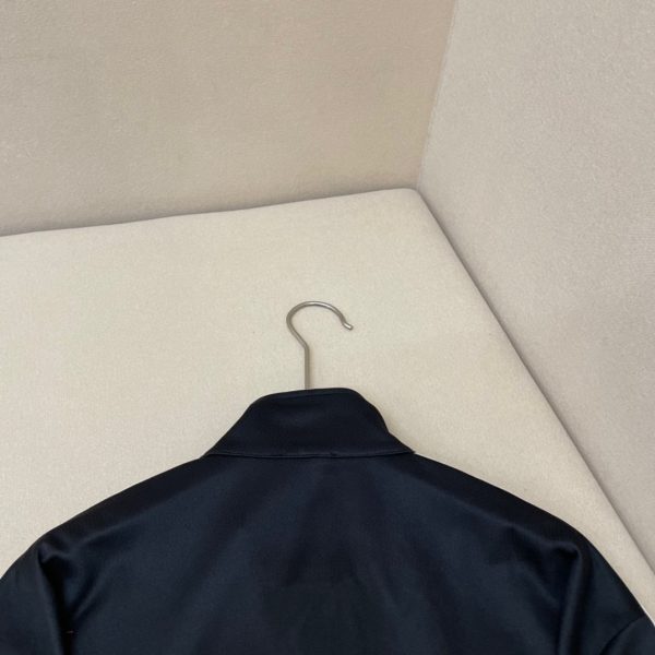 Jacket-quality unit ✨CEL23 spring and summer new classic sports jacket? 100% replica of the original diamond-patterned, dyed, and dyed fabric. Signature embroidered CELINE small letters on the chest - Image 8