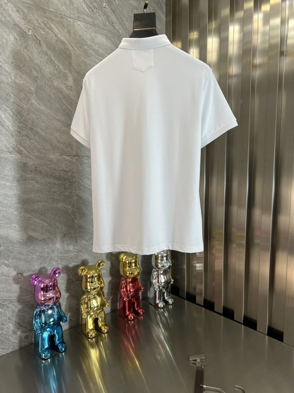 Celine/ spring and summer new product three standard complete business version lapel short-sleeved polo shirt good product need not introduce too much see details counter size: M-3XL - Image 8