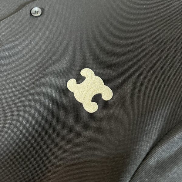 Celine/ spring and summer new product three standard complete business version lapel short-sleeved polo shirt good product need not introduce too much see details counter size: M-3XL - Image 6