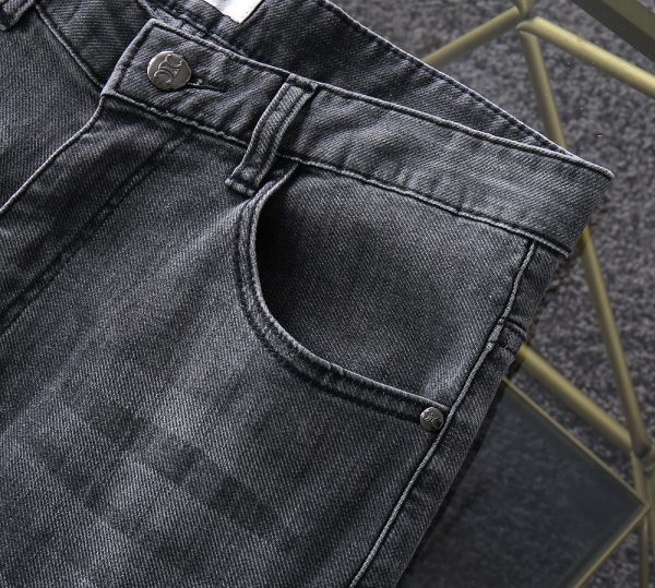 Celine* spring and summer latest jeans, super customized, original hardware, super heavy workmanship, super style, denim jeans - Image 5