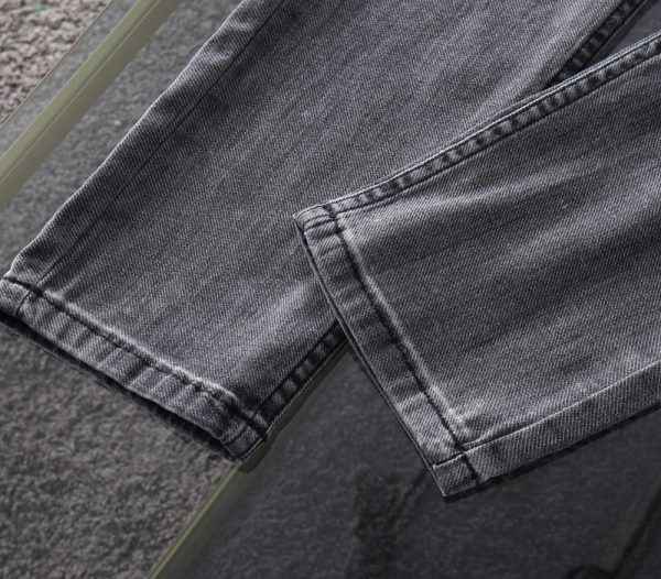 Celine* spring and summer latest jeans, super customized, original hardware, super heavy workmanship, super style, denim jeans - Image 8