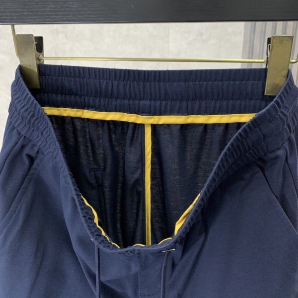 Fendi 2023 new product business casual pants, customized original exclusive fabric, comfortable and breathable fabric, elastic waist, double side pocket design - Image 5