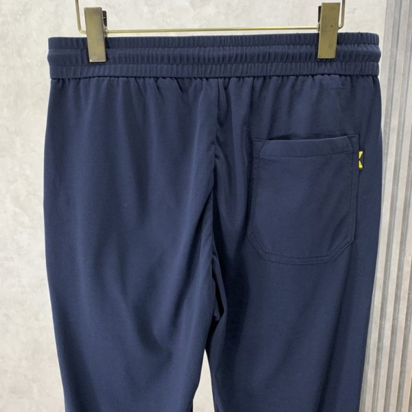 Fendi 2023 new product business casual pants, customized original exclusive fabric, comfortable and breathable fabric, elastic waist, double side pocket design - Image 7