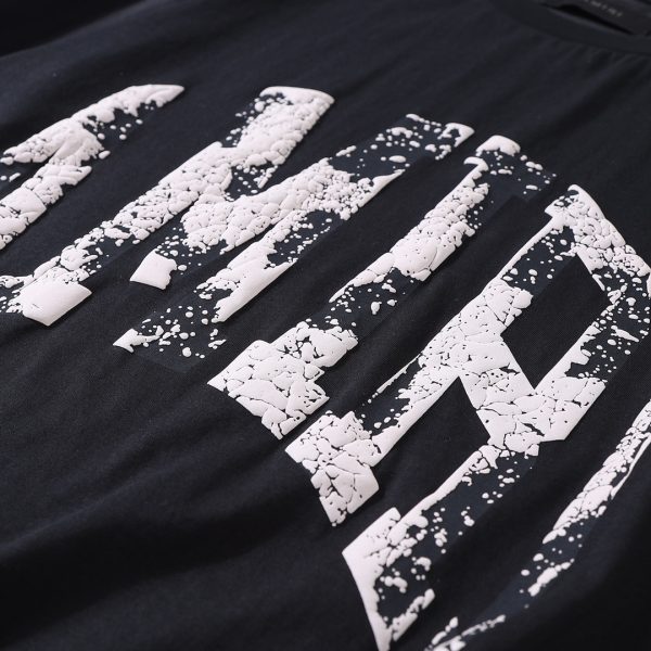 Amiri 22 new foam printing letter short sleeves - Image 4