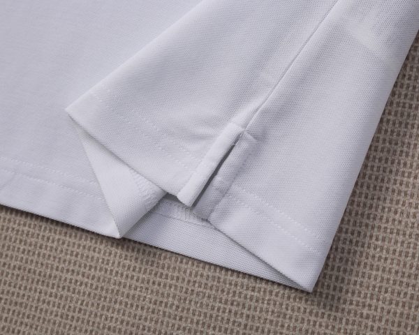 Fendi/23 spring and summer fashion short-sleeved mercerized pearl cotton polo shirt! Version: High-end fashion aesthetic design combined with three-dimensional cutting version makes wearing more comfortable and ornamental - Image 11