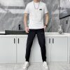 [FENDI] (Fat Man Gospel) 2023 official website with the same style. World-renowned luxury brand. Summer men's (double mercerized) high-quality ? cargo suit with imported original single fabric