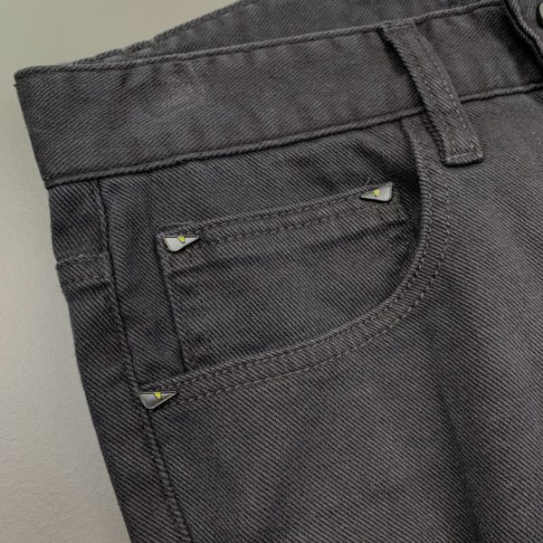 Fendi 2022 autumn and winter new men's jeans The fabric has good elasticity. Exclusive sale, official website synchronization, fashion and elegance, heavy craft design - Image 6