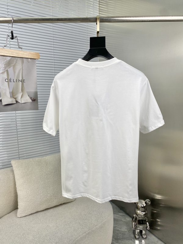 Fendi 2023ss spring and summer boutique short-sleeved T-shirt High-end quality Customized top long-staple cotton fabrics, made by top manufacturers, fashion big-name heavy-handcraft logo design - Image 8