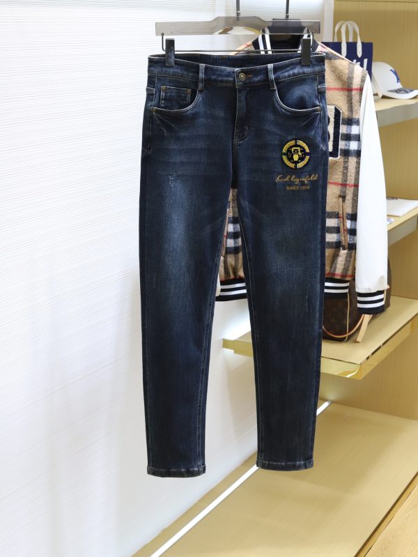 /Fendi, 2023 primary color washed buffalo...Japanese custom fabric, a combination of elasticity and texture! ! Italian jeans are back - Image 10