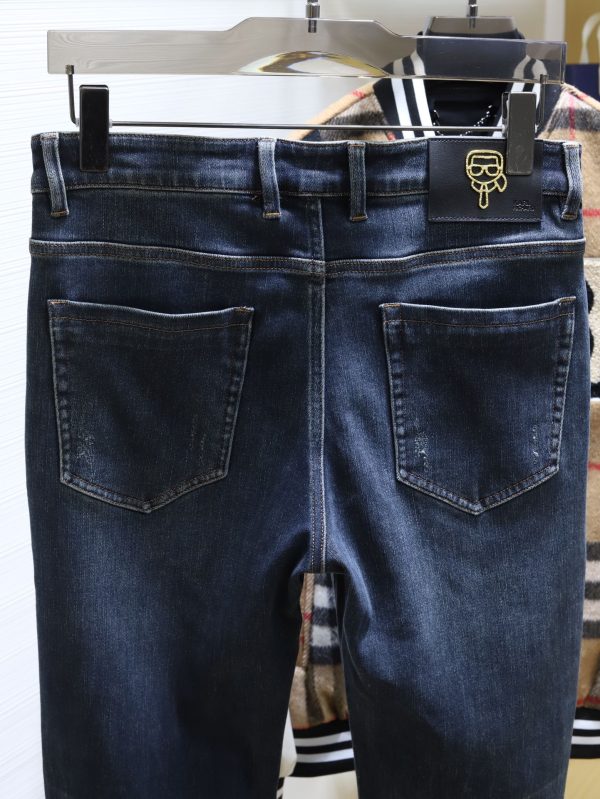 /Fendi, 2023 primary color washed buffalo...Japanese custom fabric, a combination of elasticity and texture! ! Italian jeans are back - Image 3