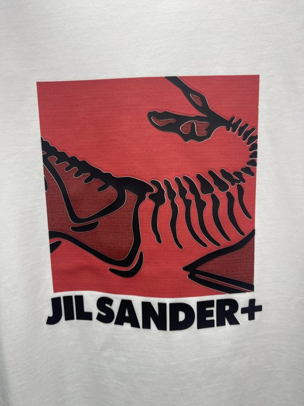 Archeopteryx co-branded jil sander2023 spring and summer new style new special craft three-dimensional design feel super good fabric 300g double yarn 32 weaving men and women same size SMLXL - Image 16