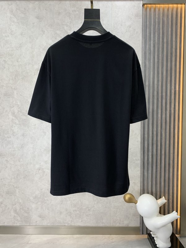 JIL Sander 2023 summer new drop-shoulder profile short-sleeved T-shirt, jacquard logo on the chassis, imported machine blessing, embroidery is exquisite and three-dimensional - Image 8