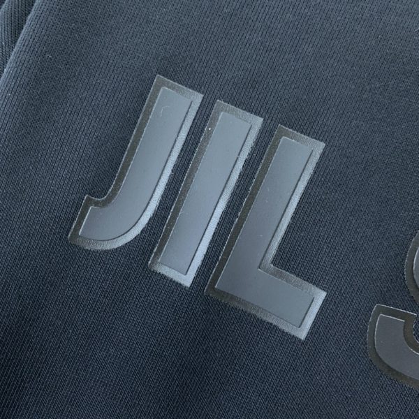 JIL Sander 2023 summer new drop-shoulder profile short-sleeved T-shirt, jacquard logo on the chassis, imported machine blessing, embroidery is exquisite and three-dimensional - Image 15