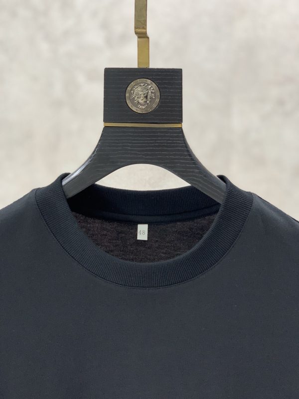 JIL Sander 2023 summer new drop-shoulder profile short-sleeved T-shirt, jacquard logo on the chassis, imported machine blessing, embroidery is exquisite and three-dimensional - Image 14