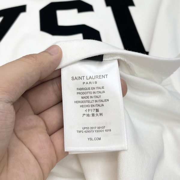 ⚜️YSL* Yves Saint Laurent 2023 spring and summer latest explosion vest recommended! The same style for men and women ~ chest color letter print design! Simple and rude! big boy breath - Image 9