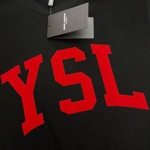 ⚜️YSL* Yves Saint Laurent 2023 spring and summer latest explosion vest recommended! The same style for men and women ~ chest color letter print design! Simple and rude! big boy breath - Image 16