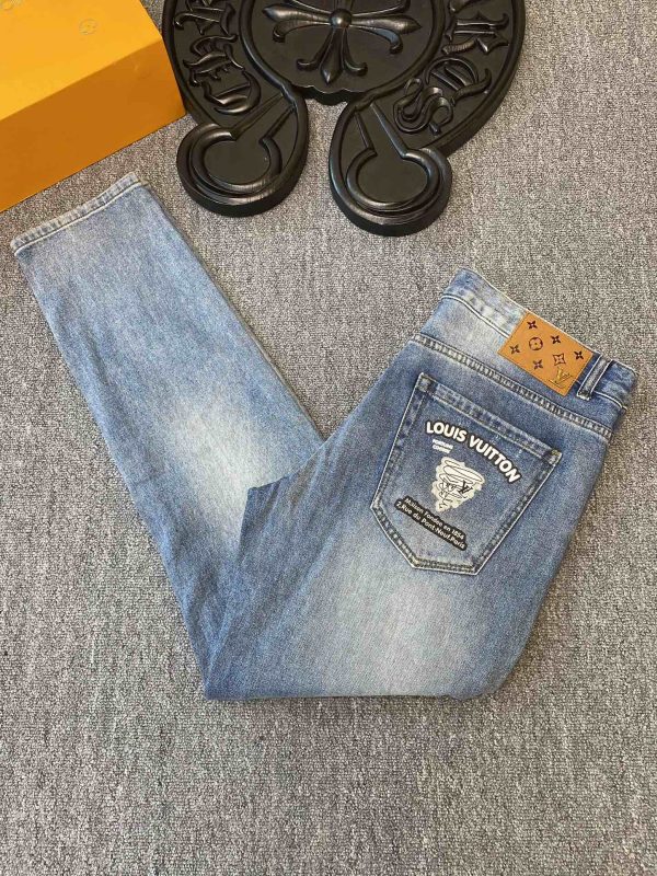YSL-23 spring and summer original single men's fashion casual denim jeans, Hong Kong foreign company channel goods, high-end Japanese OEM products, heavy platinum quality products - Image 8