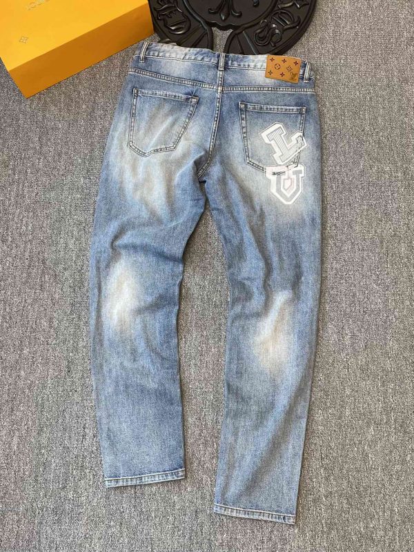 YSL-23 spring and summer original single men's fashion casual denim jeans, Hong Kong foreign company channel goods, high-end Japanese OEM products, heavy platinum quality products - Image 2
