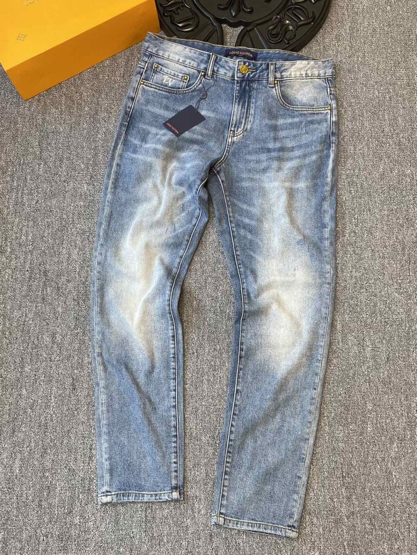 YSL-23 spring and summer original single men's fashion casual denim jeans, Hong Kong foreign company channel goods, high-end Japanese OEM products, heavy platinum quality products - Image 3