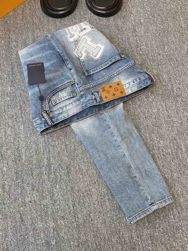 YSL-23 spring and summer original single men's fashion casual denim jeans, Hong Kong foreign company channel goods, high-end Japanese OEM products, heavy platinum quality products - Image 9