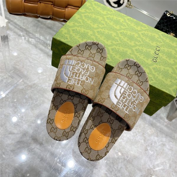 Gucci X The North Face GG Logo Slides - Image 10