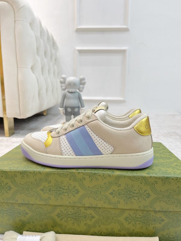 Newly upgraded Gucci dirty shoes for couples GG series distressed and casual - Image 4