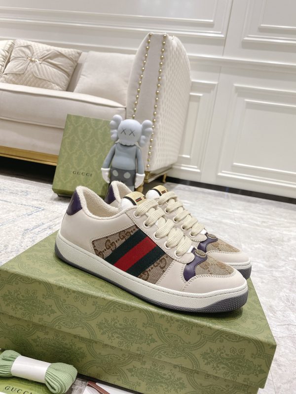 Newly upgraded Gucci dirty shoes for couples GG series distressed and casual z - Image 11