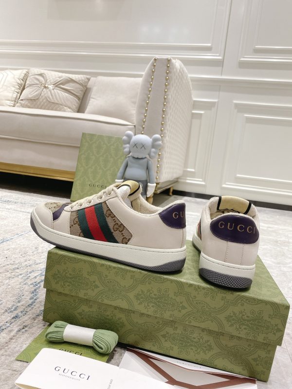 Newly upgraded Gucci dirty shoes for couples GG series distressed and casual z - Image 8