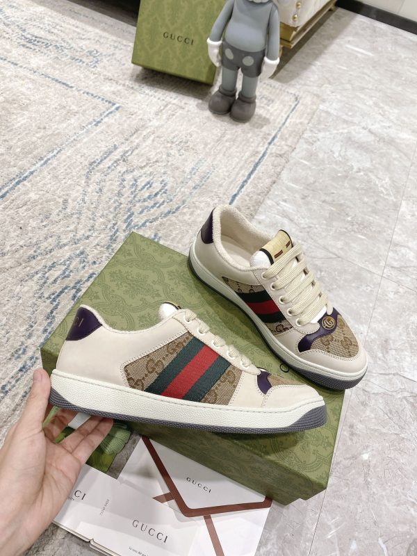 Newly upgraded Gucci dirty shoes for couples GG series distressed and casual z - Image 7
