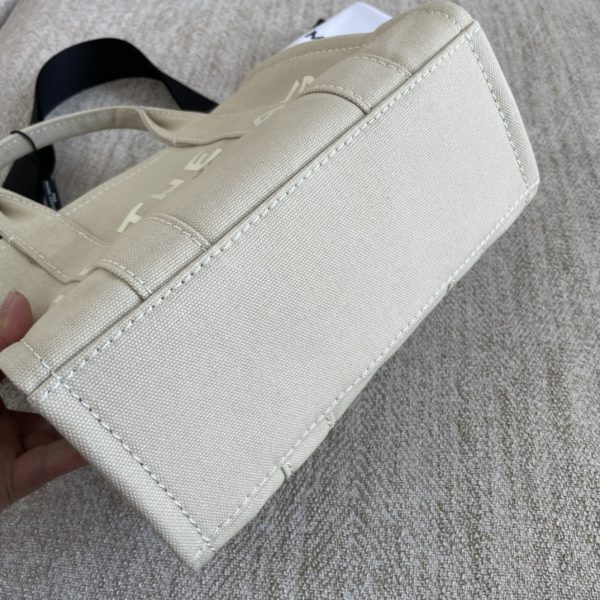 Marc Jacobs Canvas Shopping Bag New Style With Long Shoulder Strap Detachable Adjustable Fashion Simple Dust Bag B - Image 4