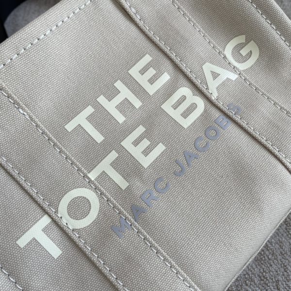 Marc Jacobs Canvas Shopping Bag New Style With Long Shoulder Strap Detachable Adjustable Fashion Simple Dust Bag B - Image 5