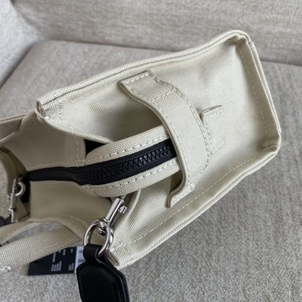Marc Jacobs Canvas Shopping Bag New Style With Long Shoulder Strap Detachable Adjustable Fashion Simple Dust Bag B - Image 6