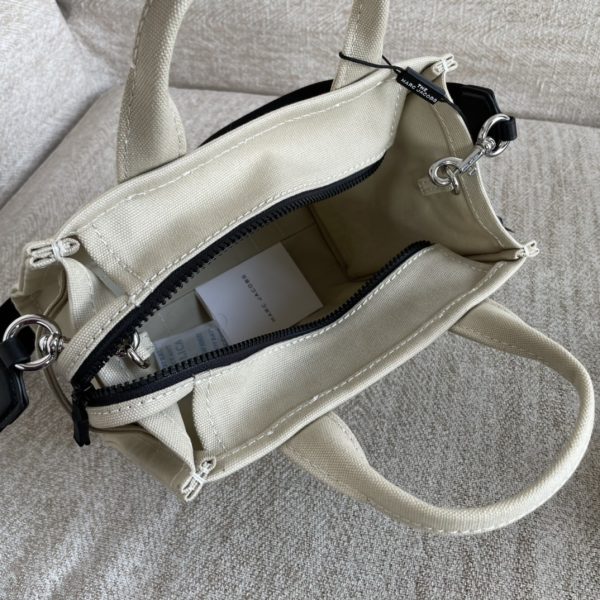 Marc Jacobs Canvas Shopping Bag New Style With Long Shoulder Strap Detachable Adjustable Fashion Simple Dust Bag B - Image 8