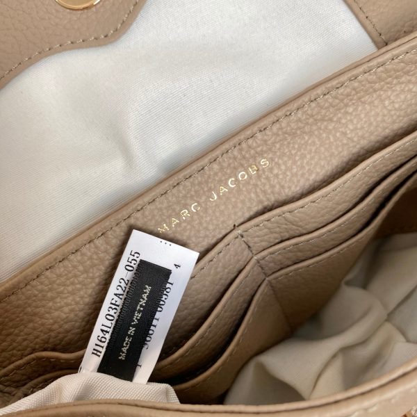 THE KARLIE Marc Jacobs Leather Retro Modern Mini Messenger Bag Shoulder Bag Clutch elephant gray - Image 9