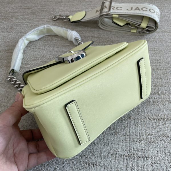 The Latest Glossy Calfskin Cross-Body Bag With Mj Shoulder Strap Is Detachable And Adjustable In Length And Dust Bag Green - Image 3