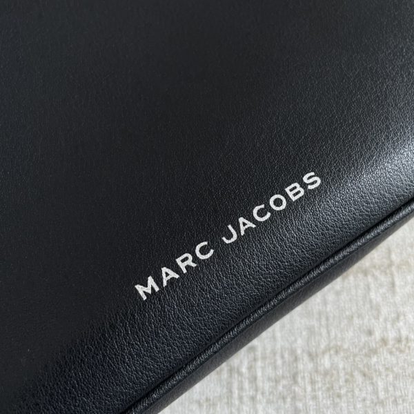 The Latest Glossy Calfskin Cross-Body Bag With Mj Shoulder Strap Is Detachable And Adjustable In Length And Dust Bag Black - Image 6