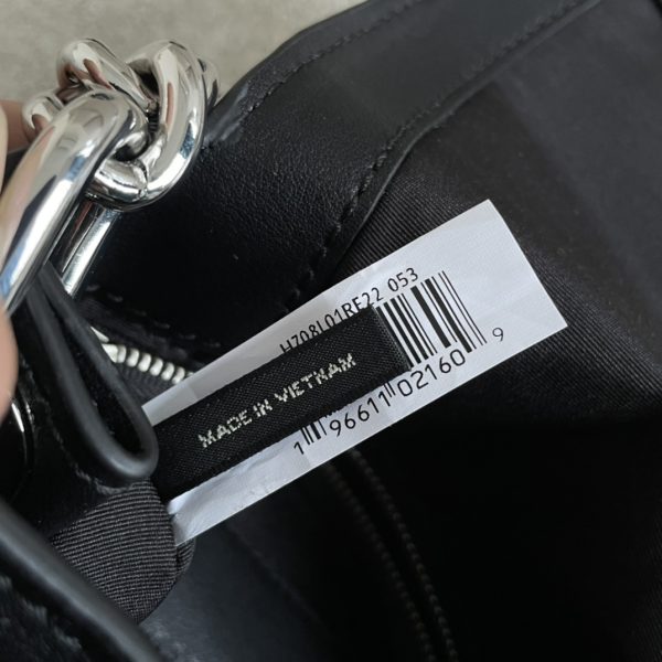 The Latest Glossy Calfskin Cross-Body Bag With Mj Shoulder Strap Is Detachable And Adjustable In Length And Dust Bag Black - Image 9