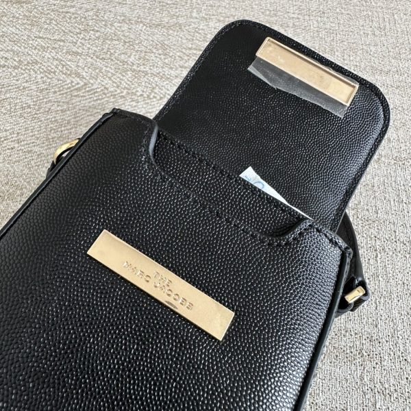 Marc Jacobs Mobile Phone Bag The Mj J Link Series Caviar Top Layer Cowhide Shoulder Strap Adjustable Length B - Image 7