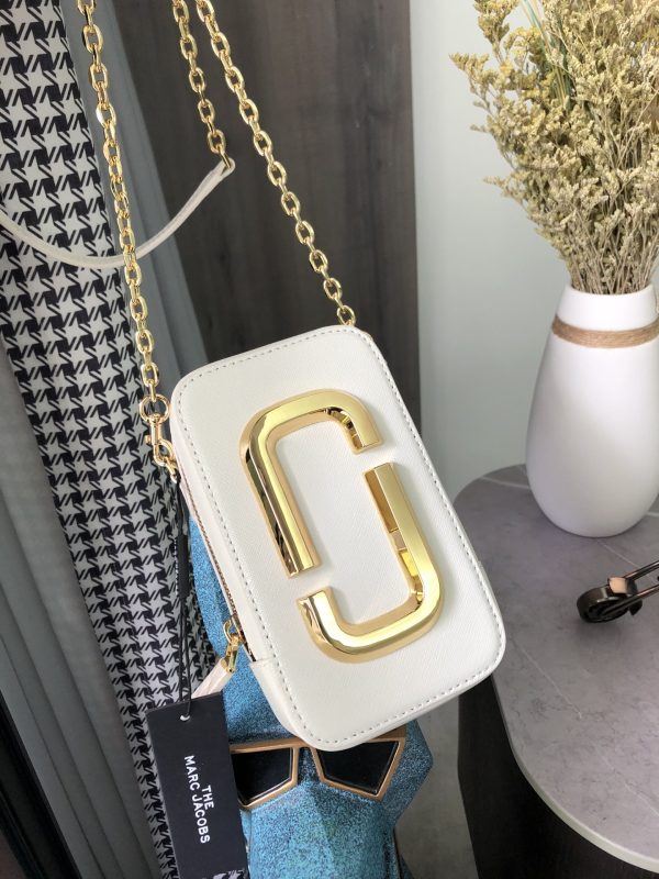 THE Marc Jacobs Vertical Phone Bag Saffiano Leather Model M0016802—139 - Image 7