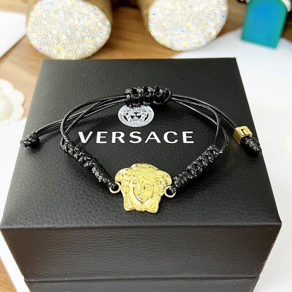 Versace Medusa Woven Bracelet - Image 5
