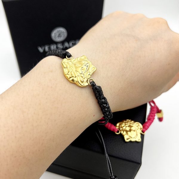 Versace Medusa Woven Bracelet - Image 7
