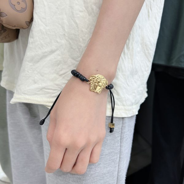 Versace Medusa Woven Bracelet - Image 8