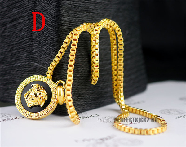 Versace Necklaces With Circle Logo D