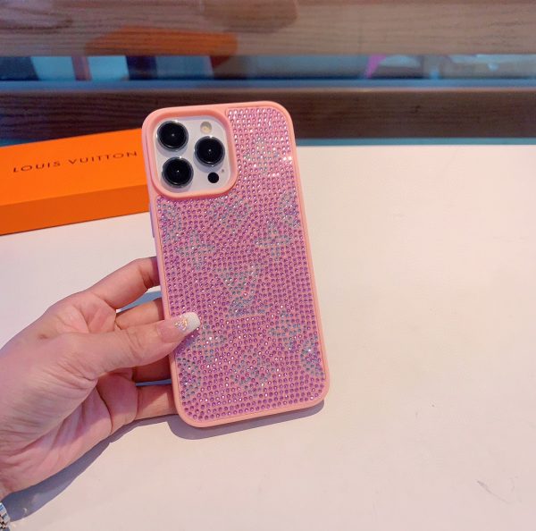 LV full diamond series mobile phone case bingbing lv mobile phone case - Image 4