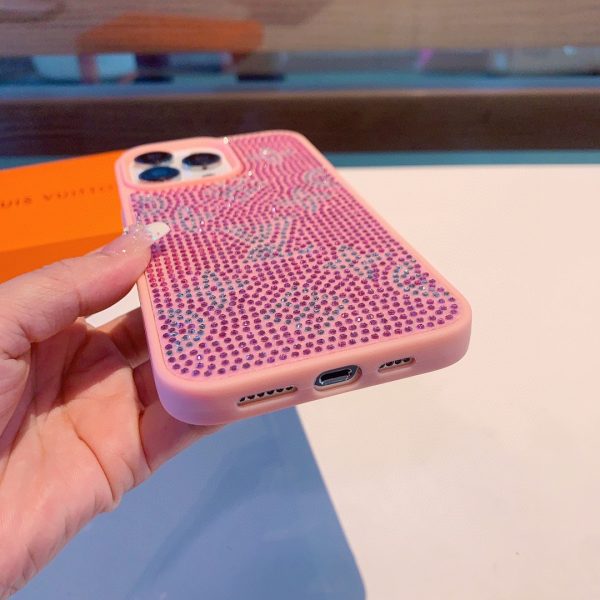 LV full diamond series mobile phone case bingbing lv mobile phone case - Image 6